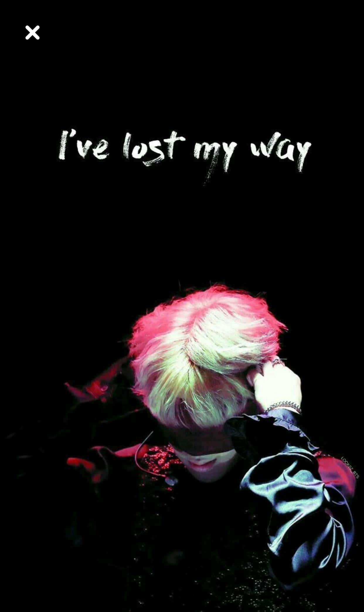 BTS, vibrant pink and green hair, shadowed darkness, Full HD Phone Wallpaper