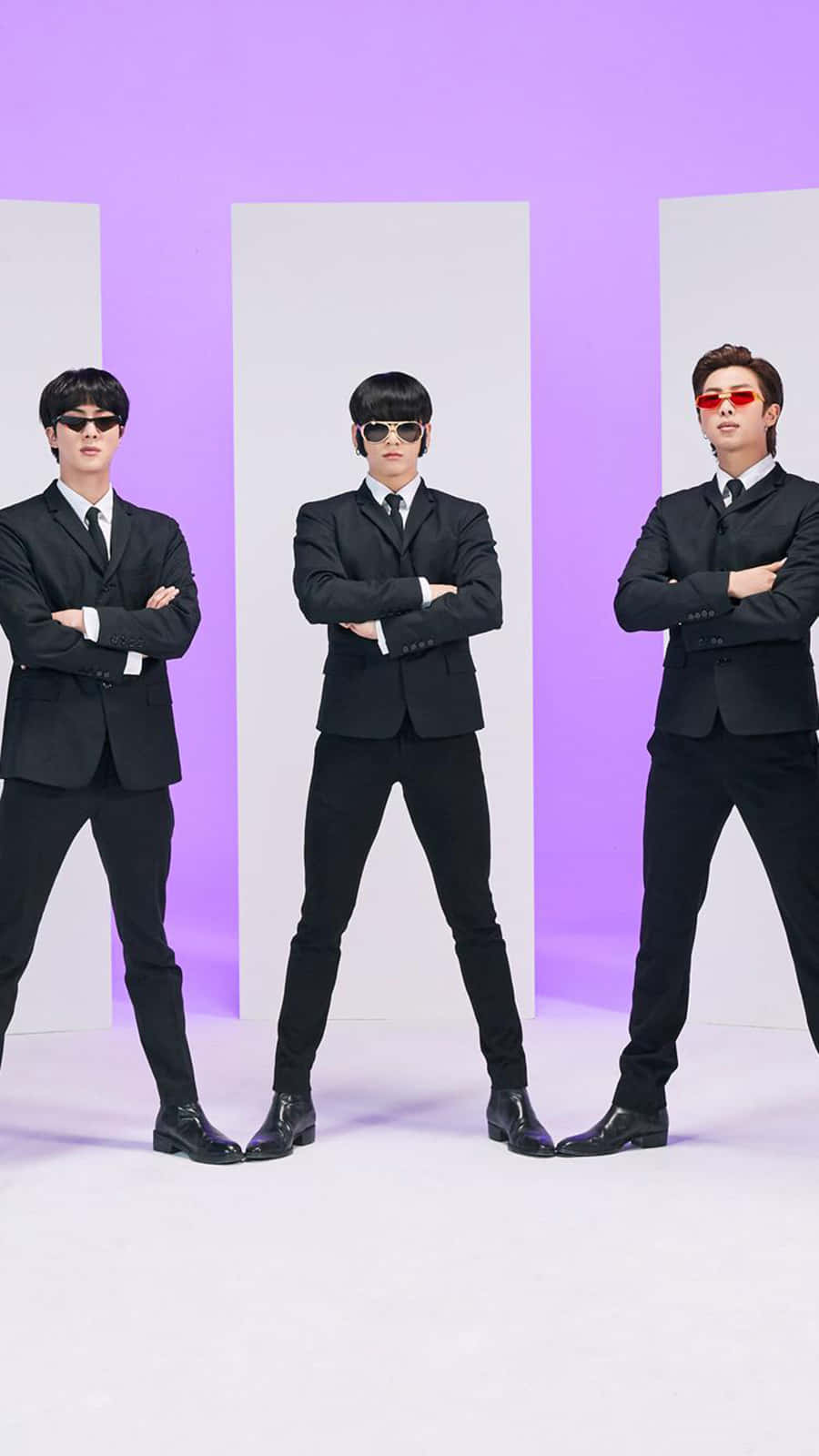 BTS, black suits, sunglasses, HD Phone Wallpaper