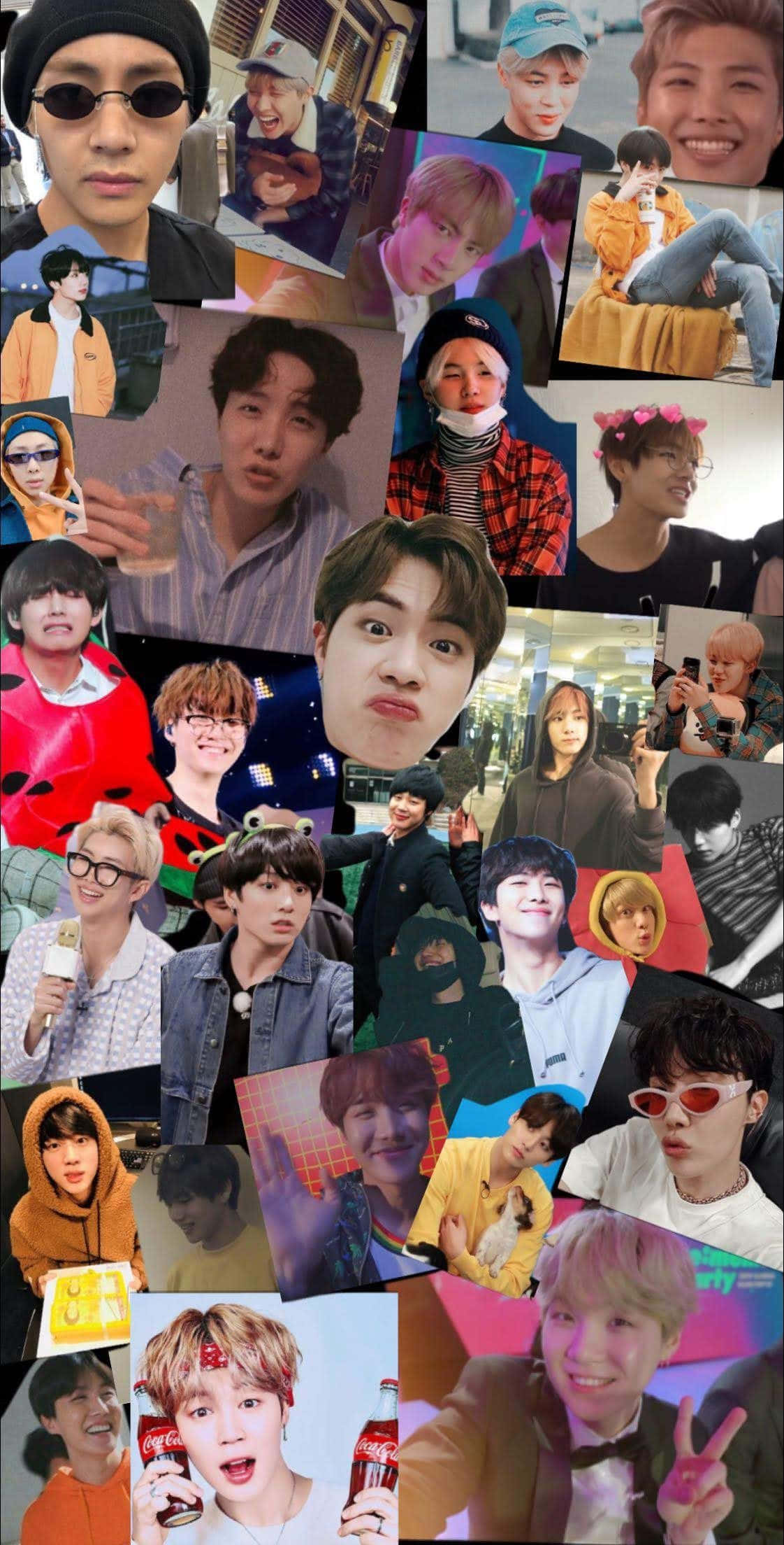 BTS, K-pop idols, colorful casual outfits, Full HD Phone Wallpaper