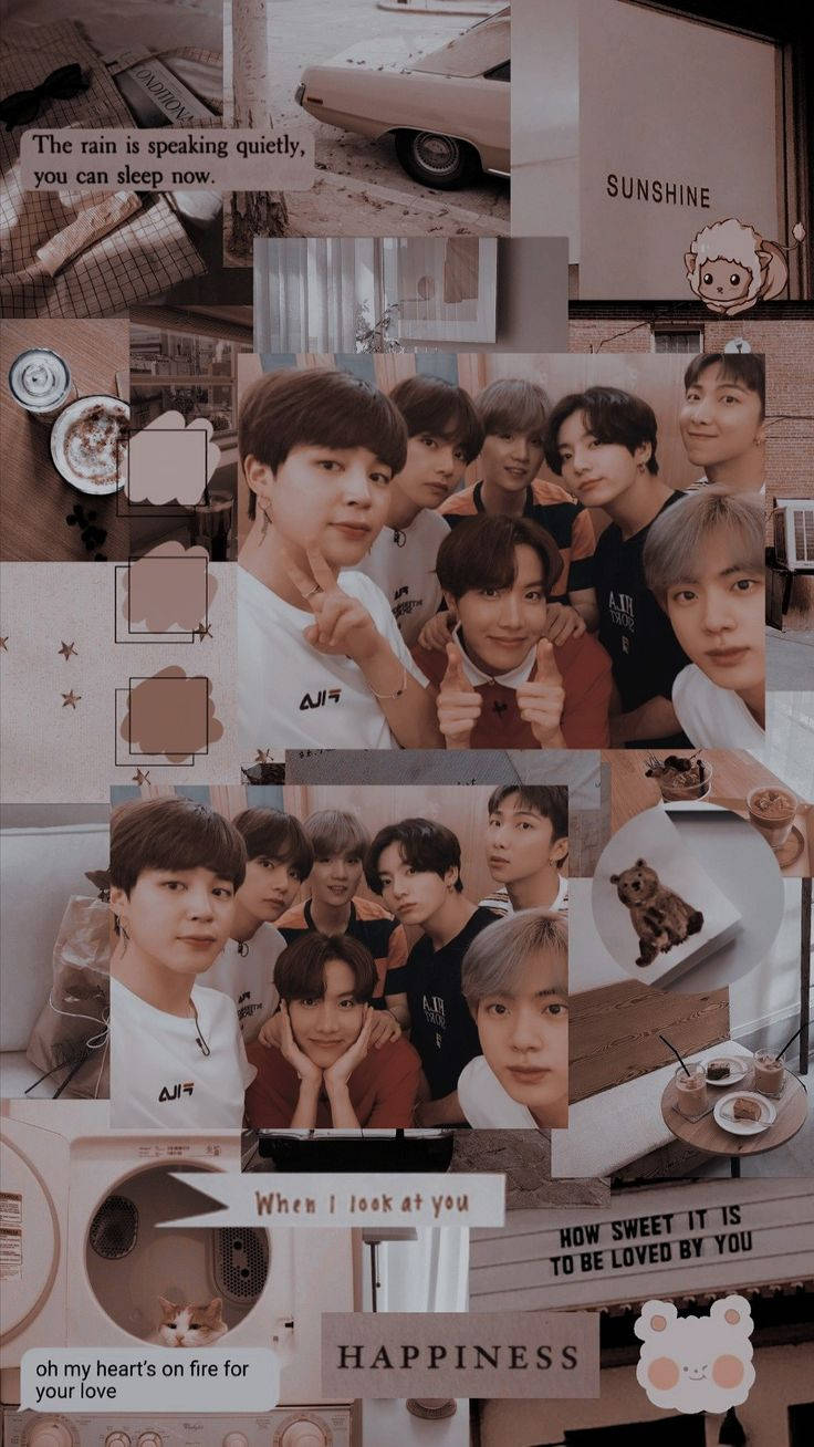 BTS, cafe, scrapbook, HD Phone Wallpaper