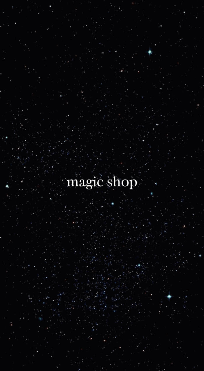 BTS Galaxy, magic shop, starry night sky, SD Phone Wallpaper