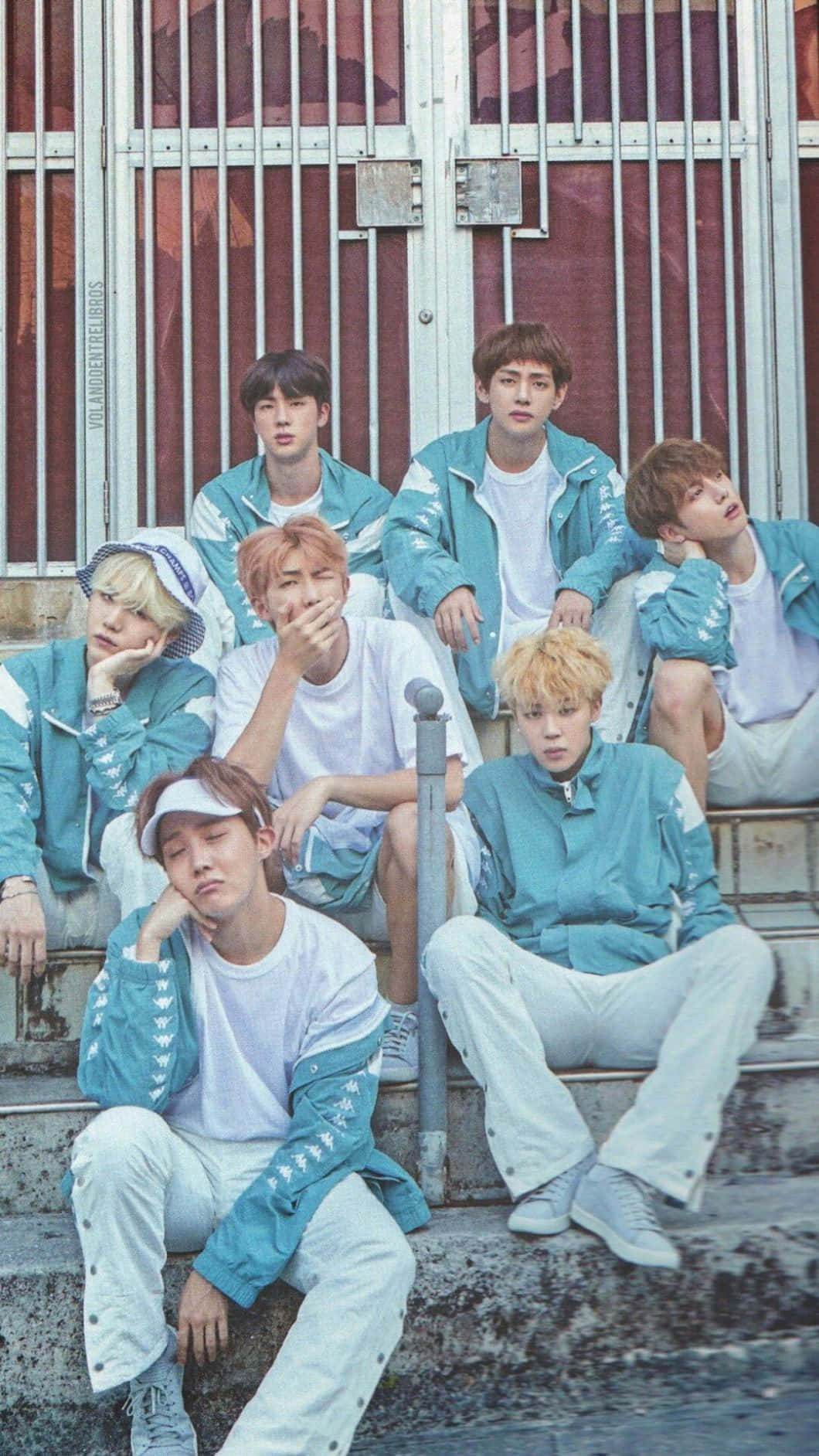 BTS, denim iPhone, teal jackets, HD Phone Wallpaper