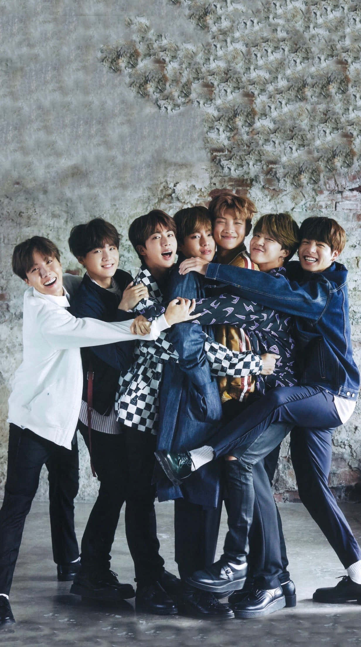BTS, iPhone, denim, Full HD Phone Wallpaper