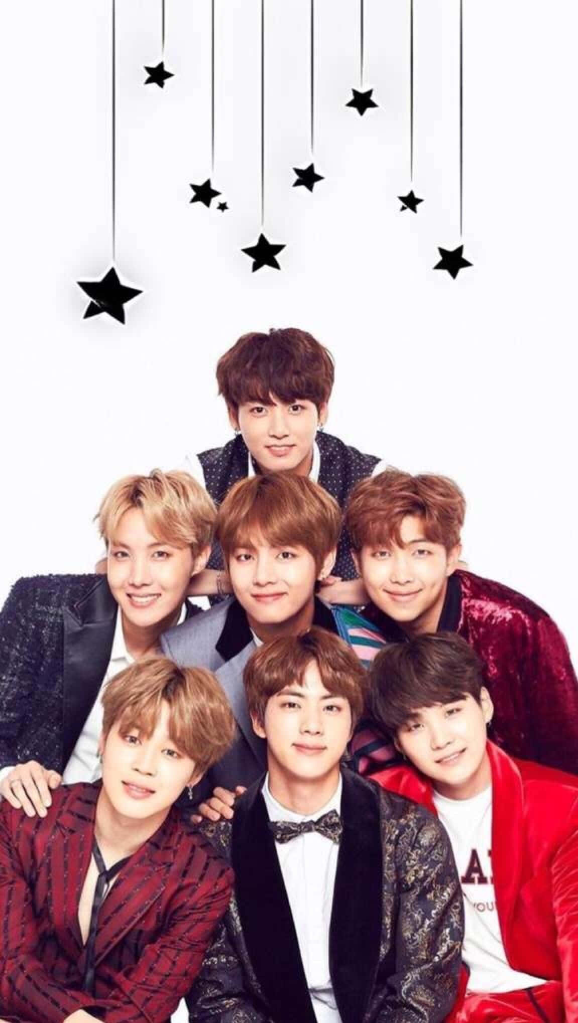 BTS, iPhone, starry, Full HD Phone Wallpaper