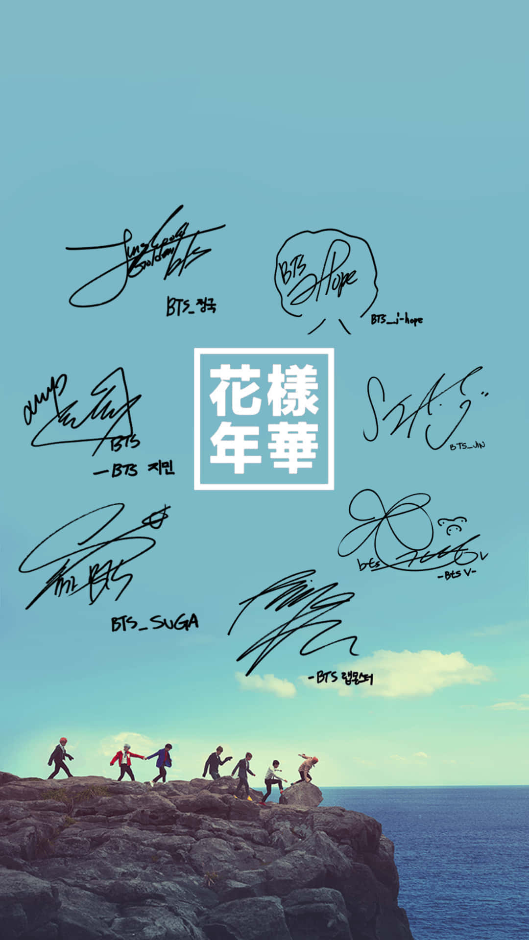 BTS, signed album, iPhone, Full HD Phone Wallpaper