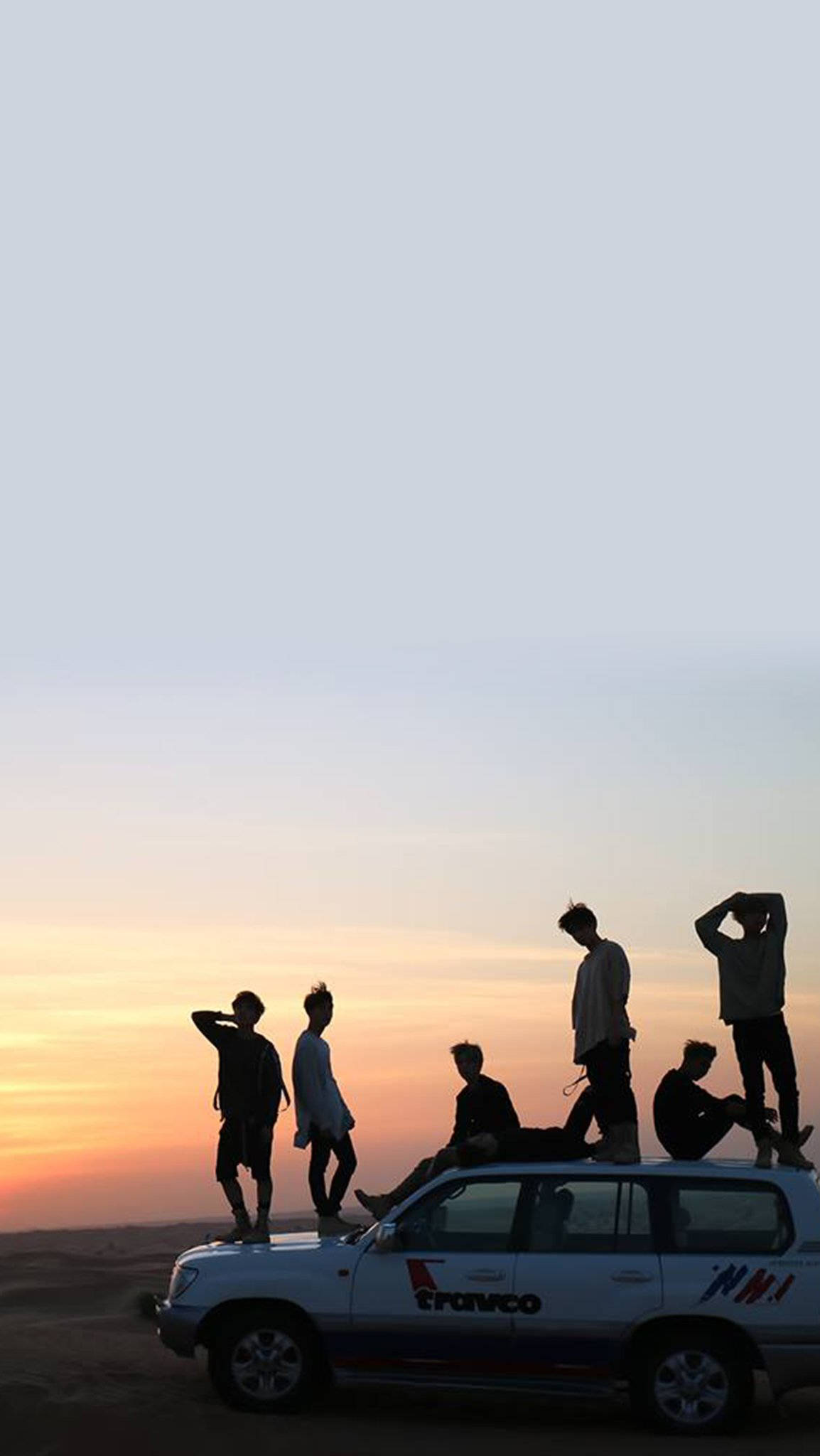 BTS, 2020, silhouette, Full HD Phone Wallpaper