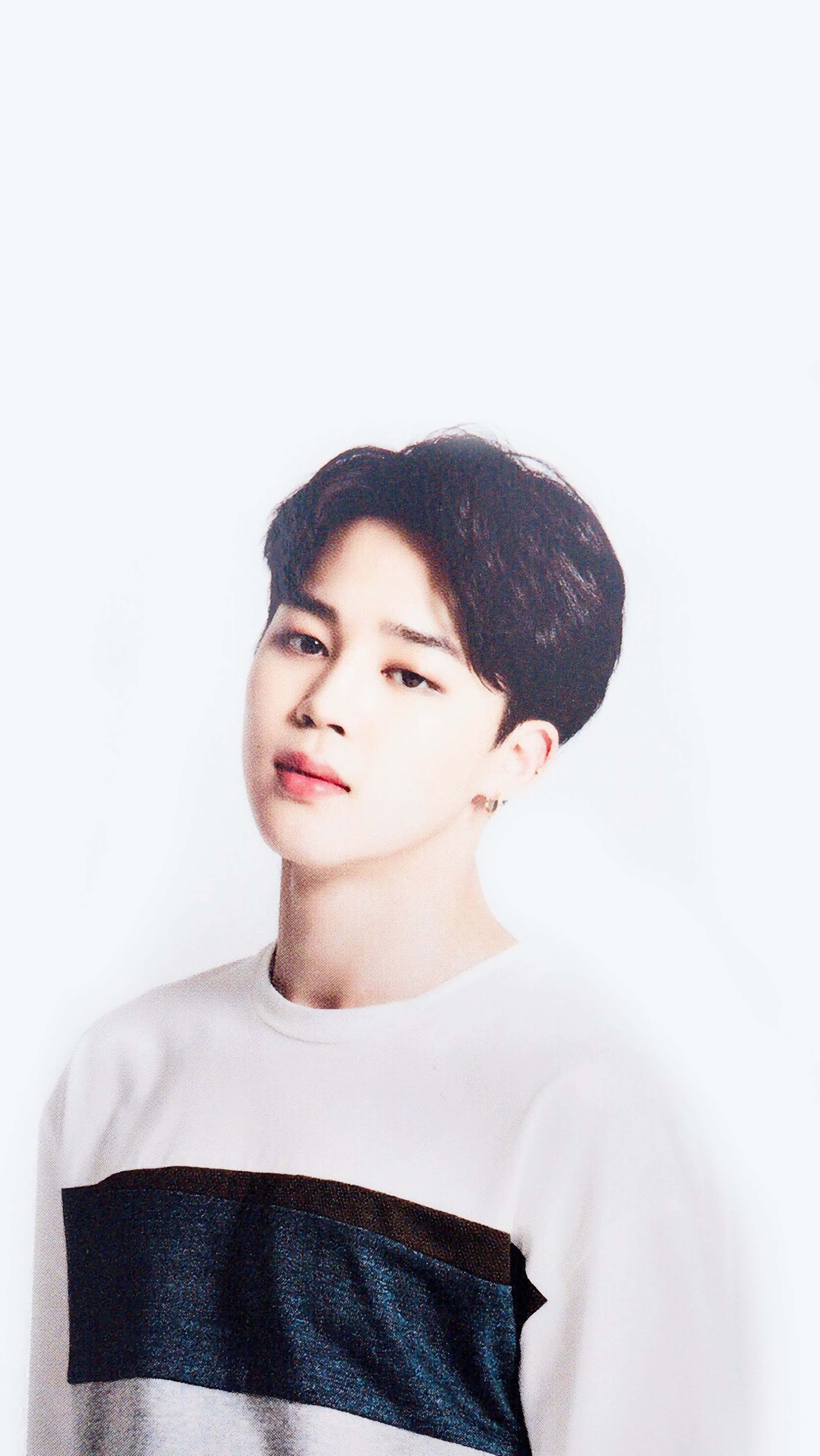 BTS, Jimin, white sweater, 5K Phone Wallpaper