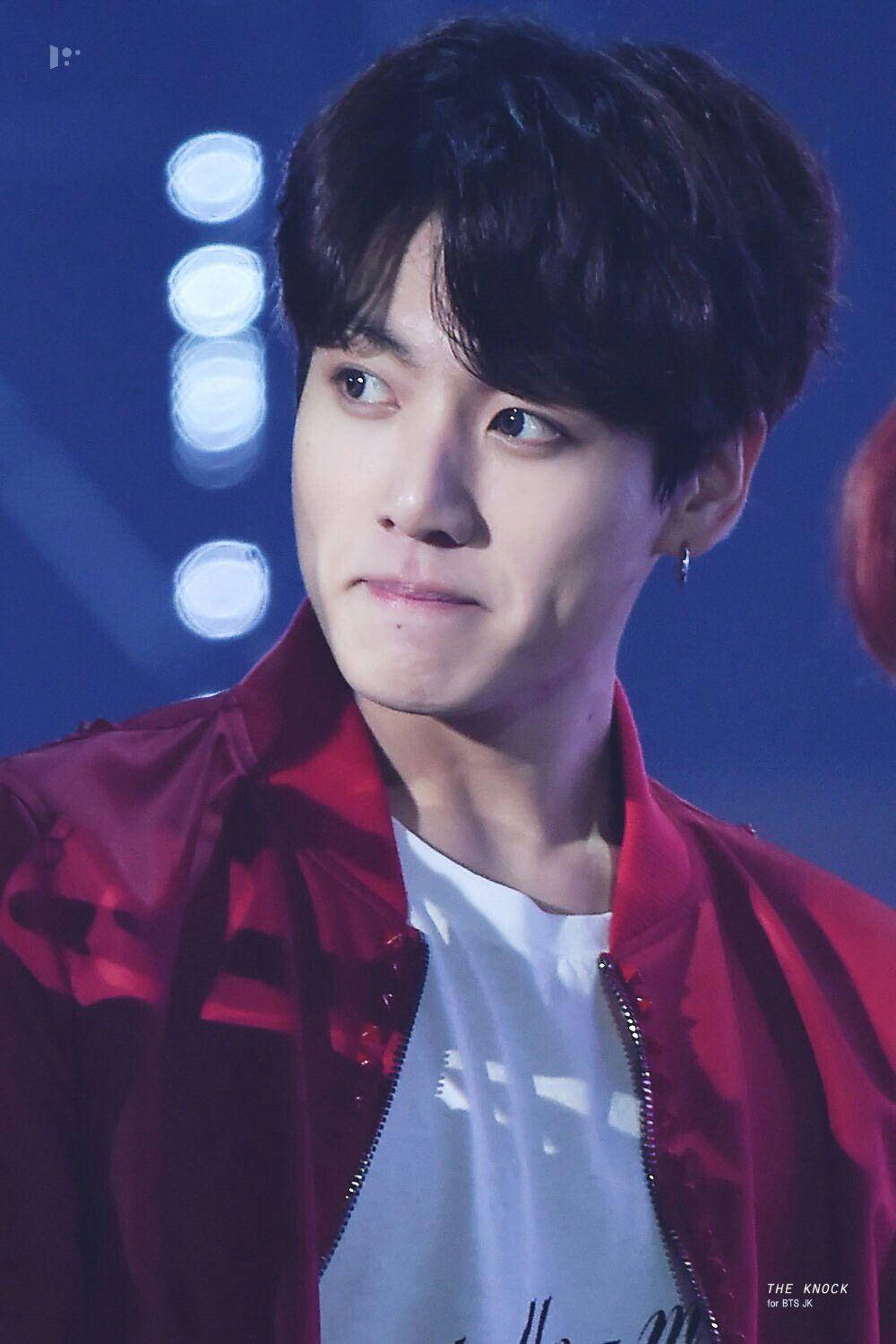 BTS JK, 2018 Golden Disc Awards, red jacket, HD Phone Wallpaper