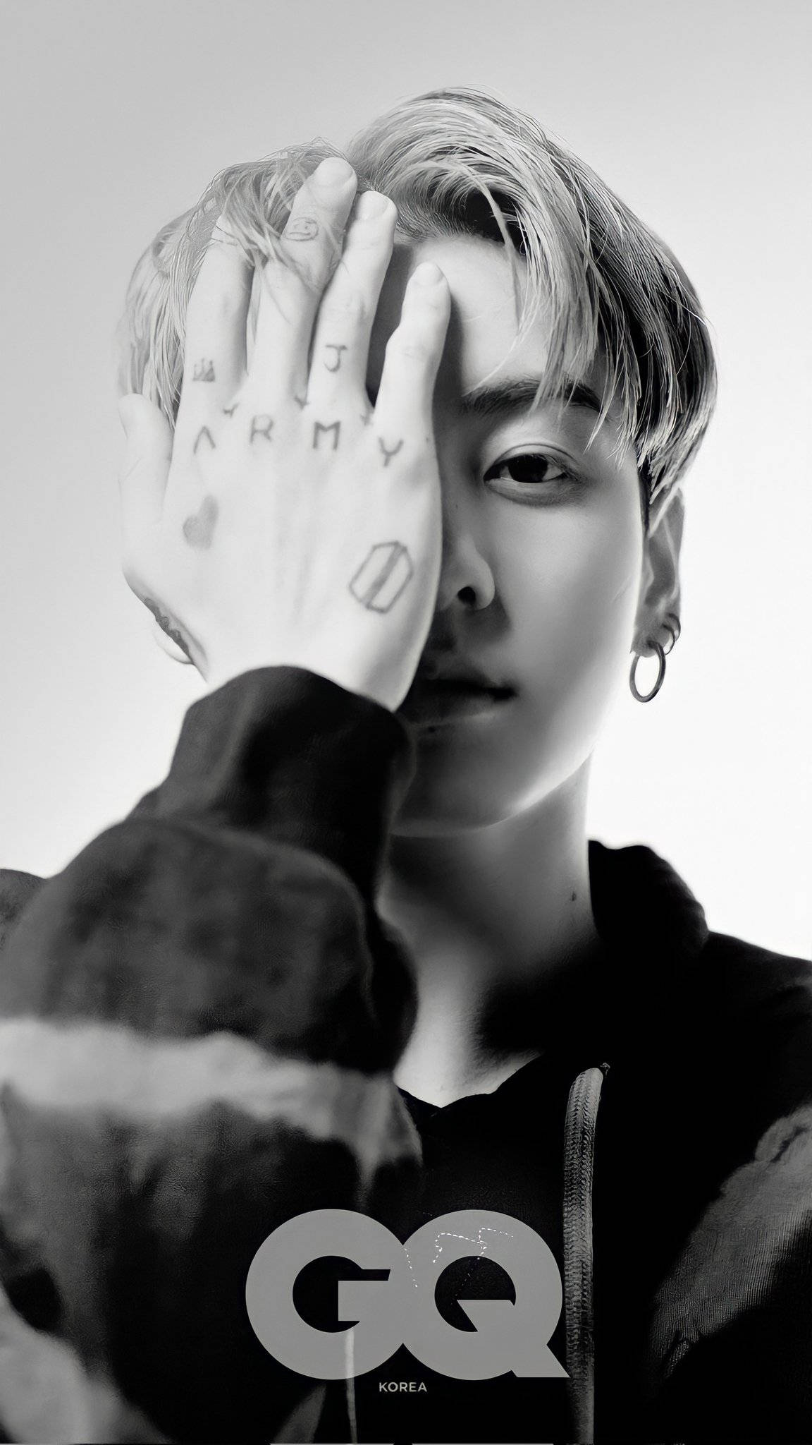 BTS, Jung Kook, hand tattoos, Full HD Phone Wallpaper