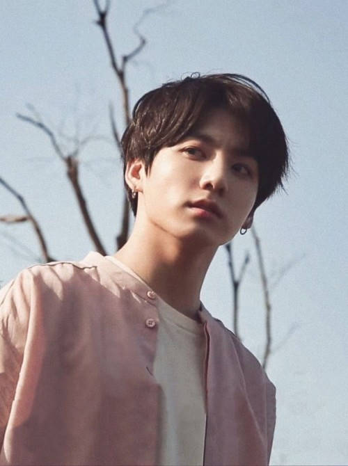Bts Jung Kook, dark hair, earrings, SD Phone Wallpaper