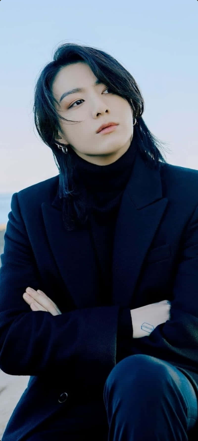 BTS, Jungkook, long hair, HD Phone Wallpaper