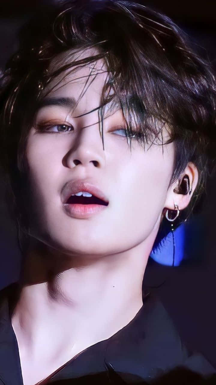 BTS Jungkook, long hair, close-up portrait, HD Phone Wallpaper