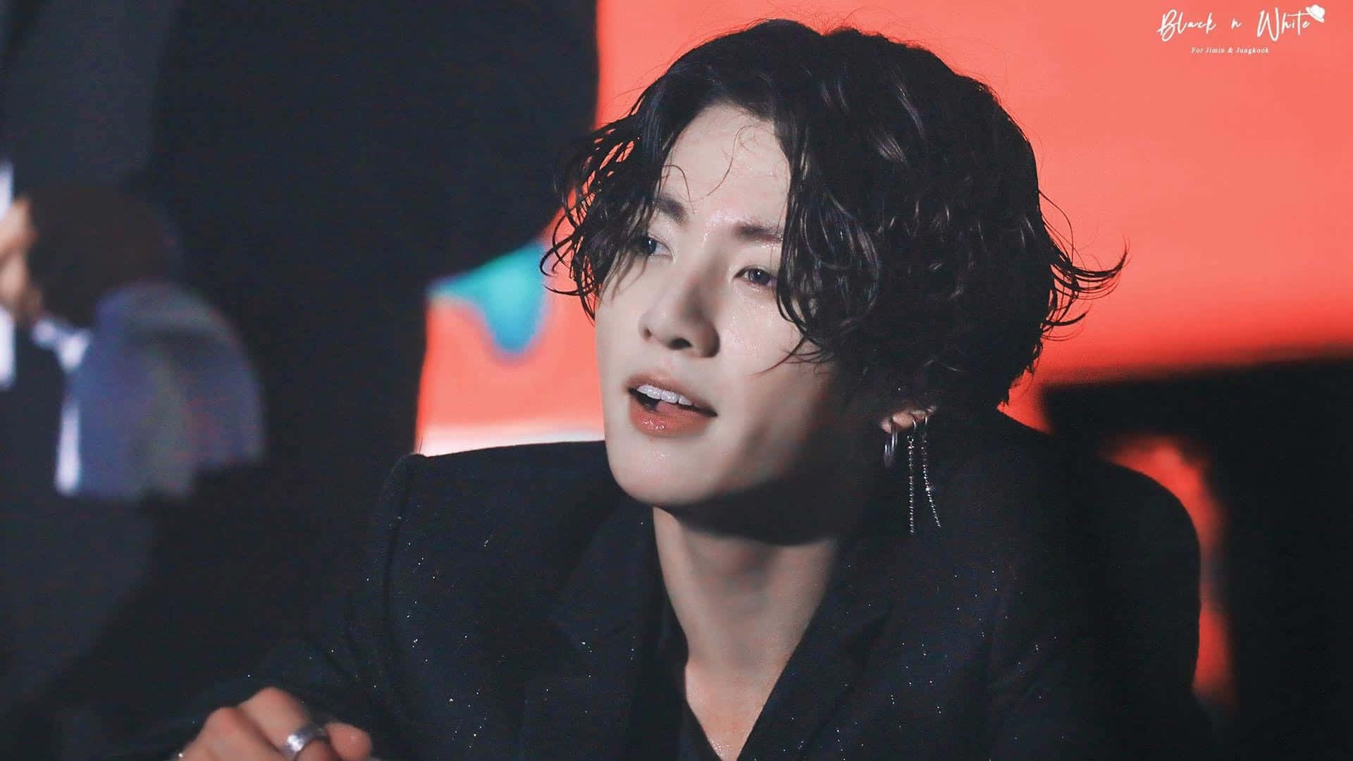BTS, Jungkook, long hair, Full HD Desktop Wallpaper