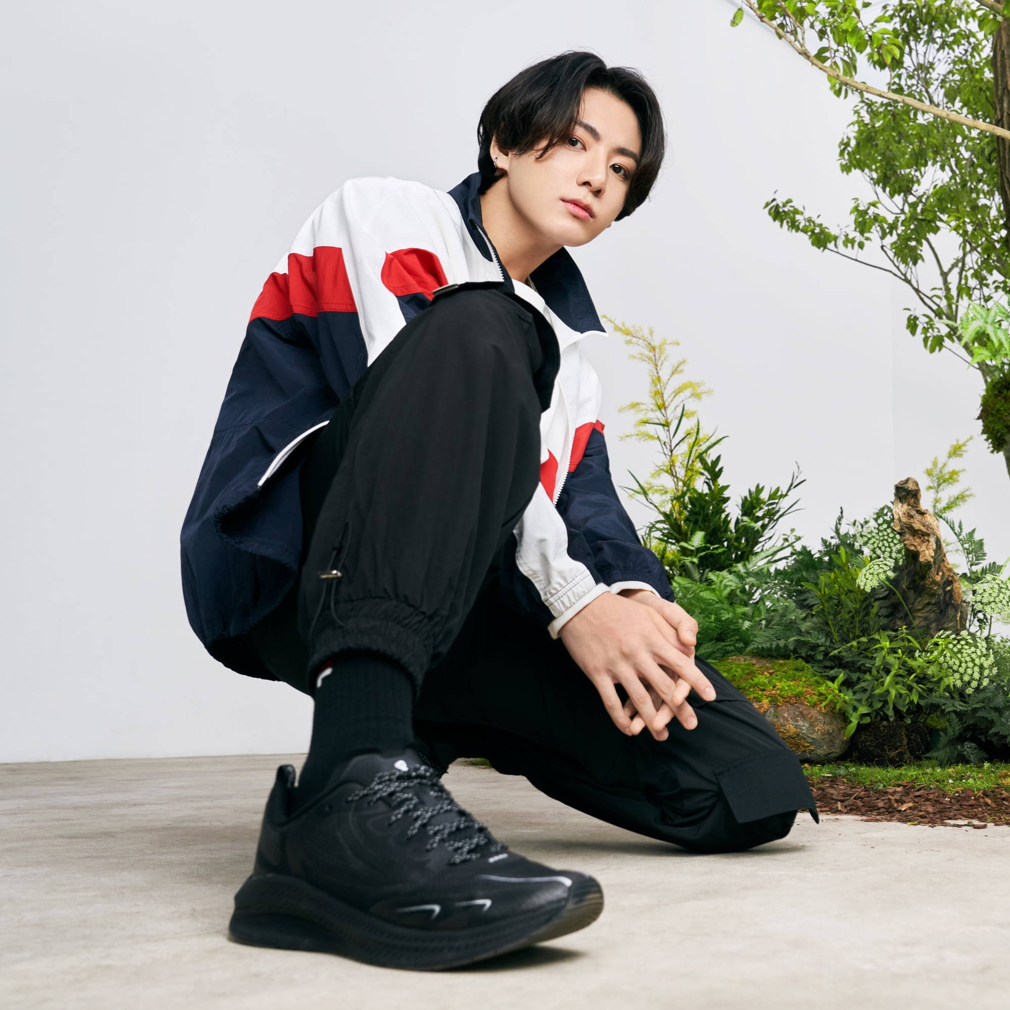 BTS Life Goes On, colorful track jacket, black sneakers, Full HD Desktop Wallpaper