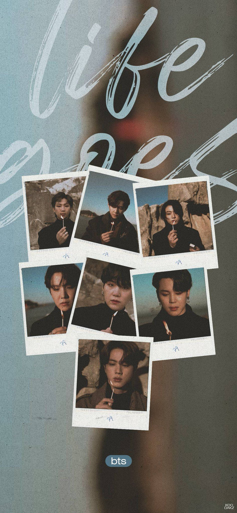 BTS, lollipops, text, Full HD Phone Wallpaper