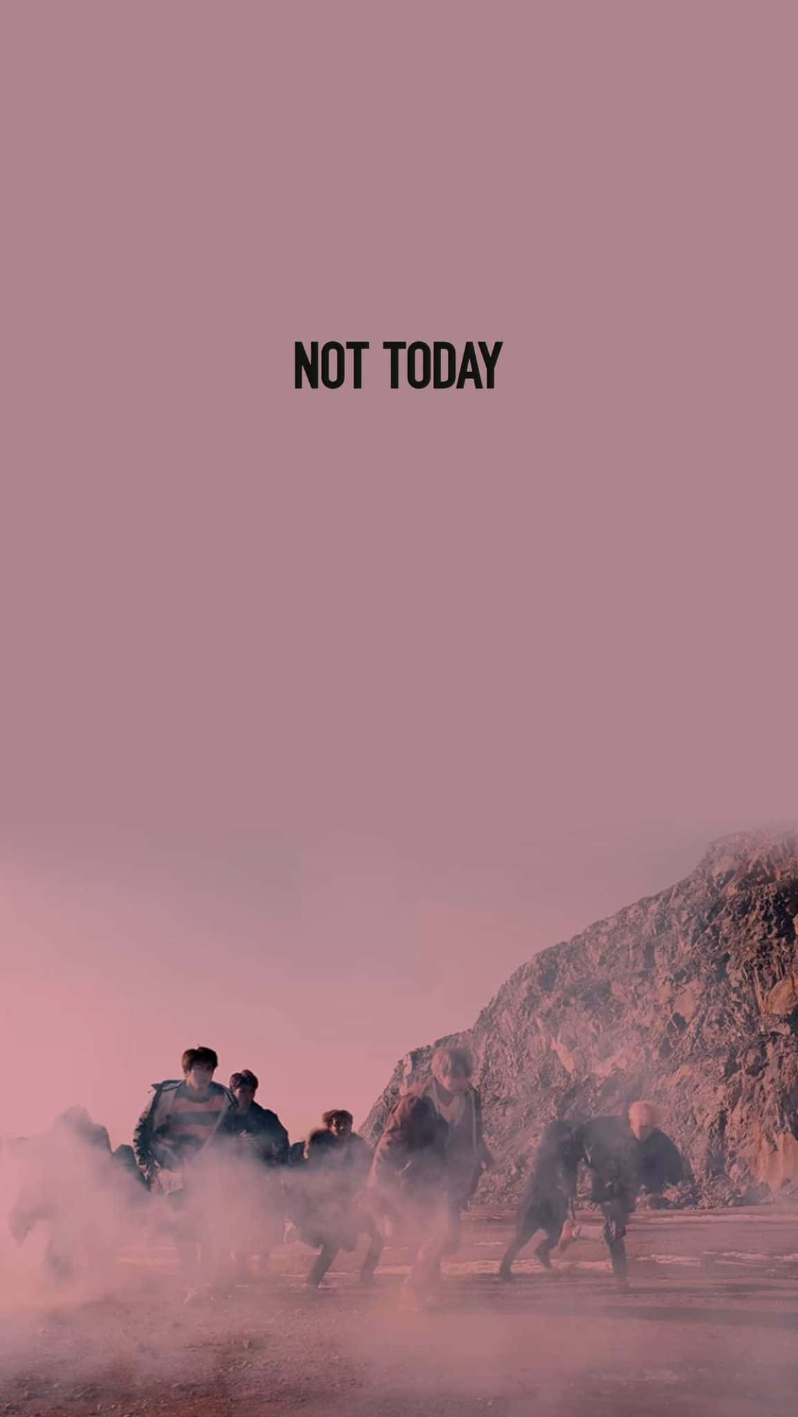 BTS Live, pink sky, dusty terrain, Full HD Phone Wallpaper