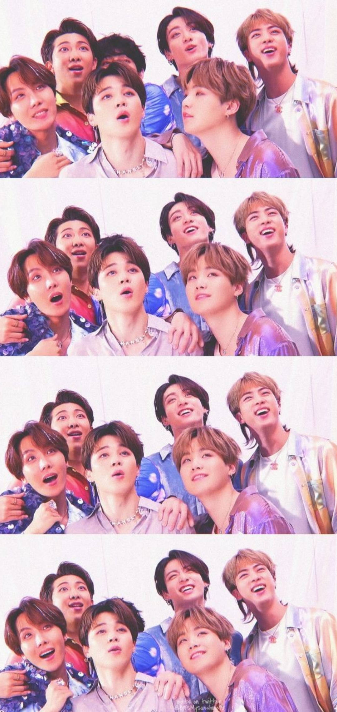 BTS, Lockscreen, sequence collage, Full HD Phone Wallpaper