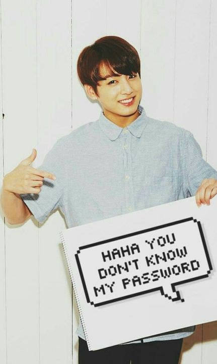 BTS, light blue shirt, pixelated sign, SD Phone Wallpaper
