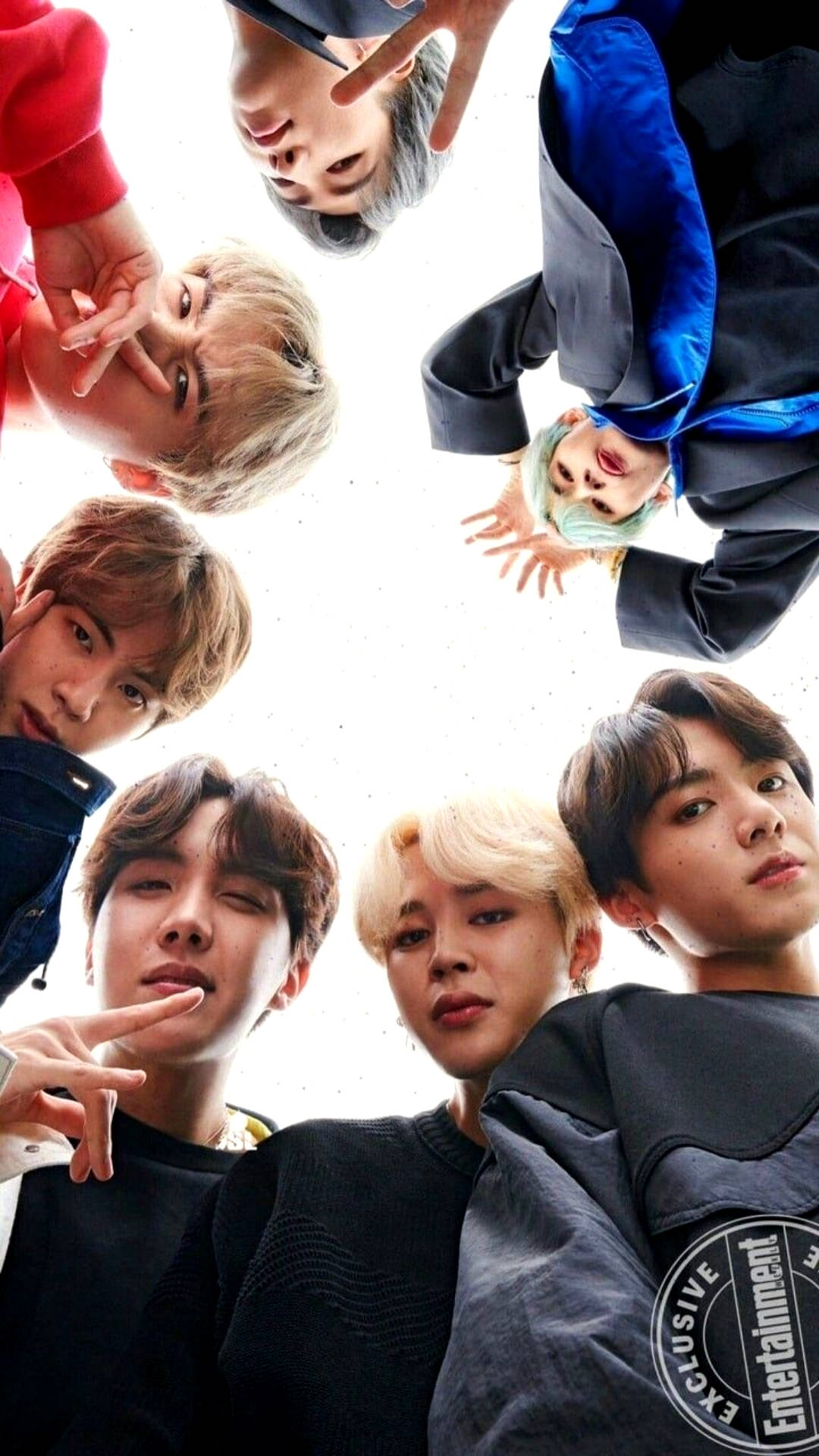 Bts Lockscreen, group, low shot, Full HD Phone Wallpaper