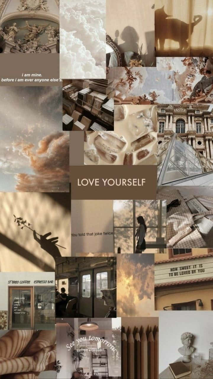 Love Yourself, 720 x 1280, vintage-inspired, HD Phone Wallpaper