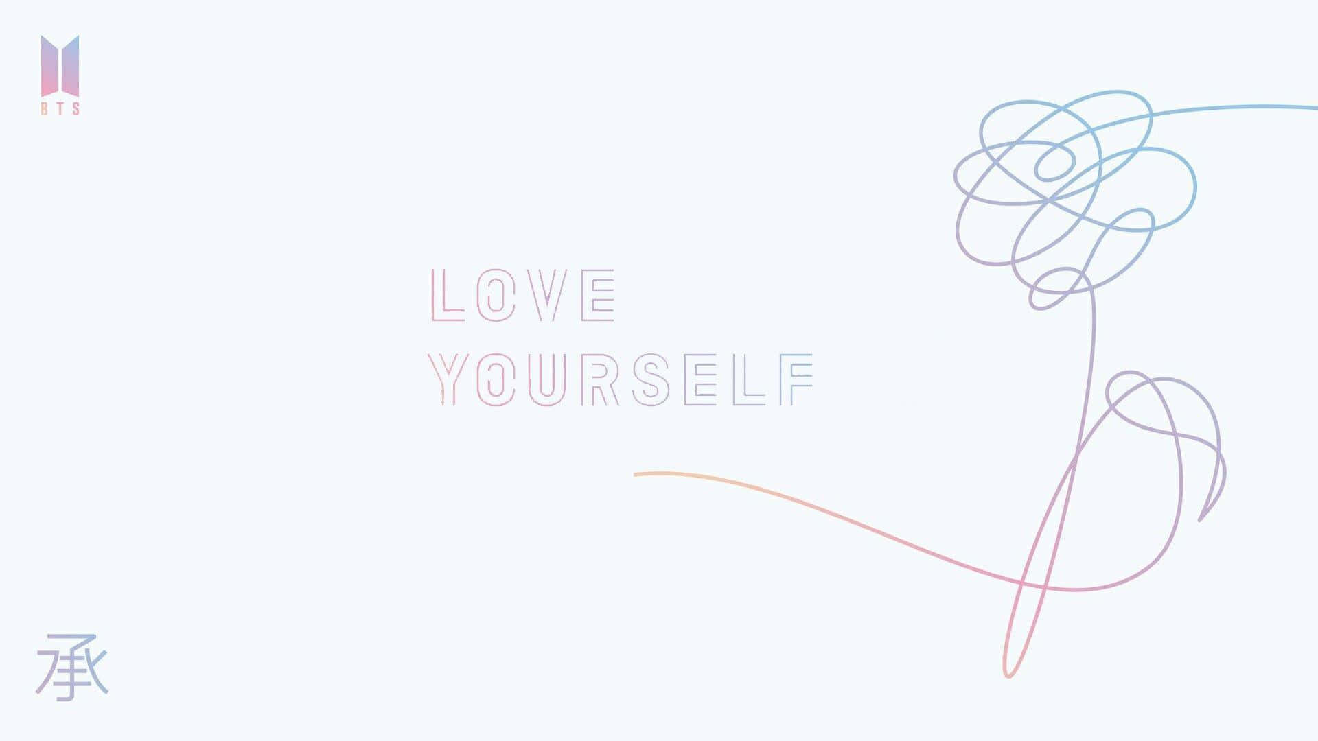 BTS Love Yourself, LOVE YOURSELF, pastel tones, Full HD Desktop Wallpaper