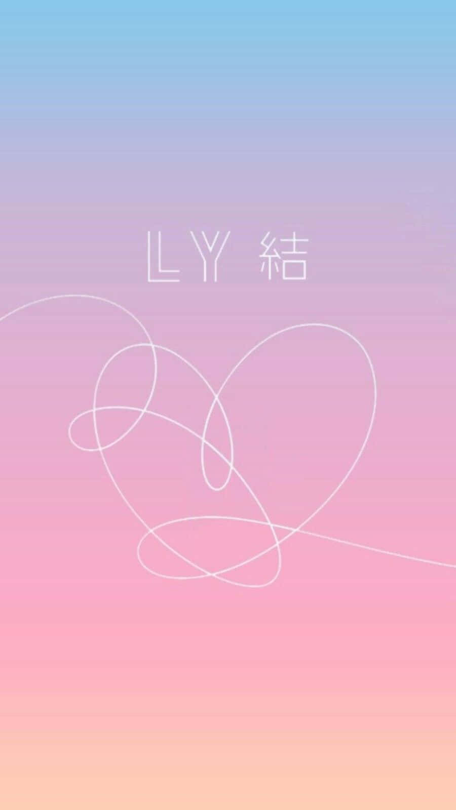 BTS, Love Yourself, pastel pink, HD Phone Wallpaper