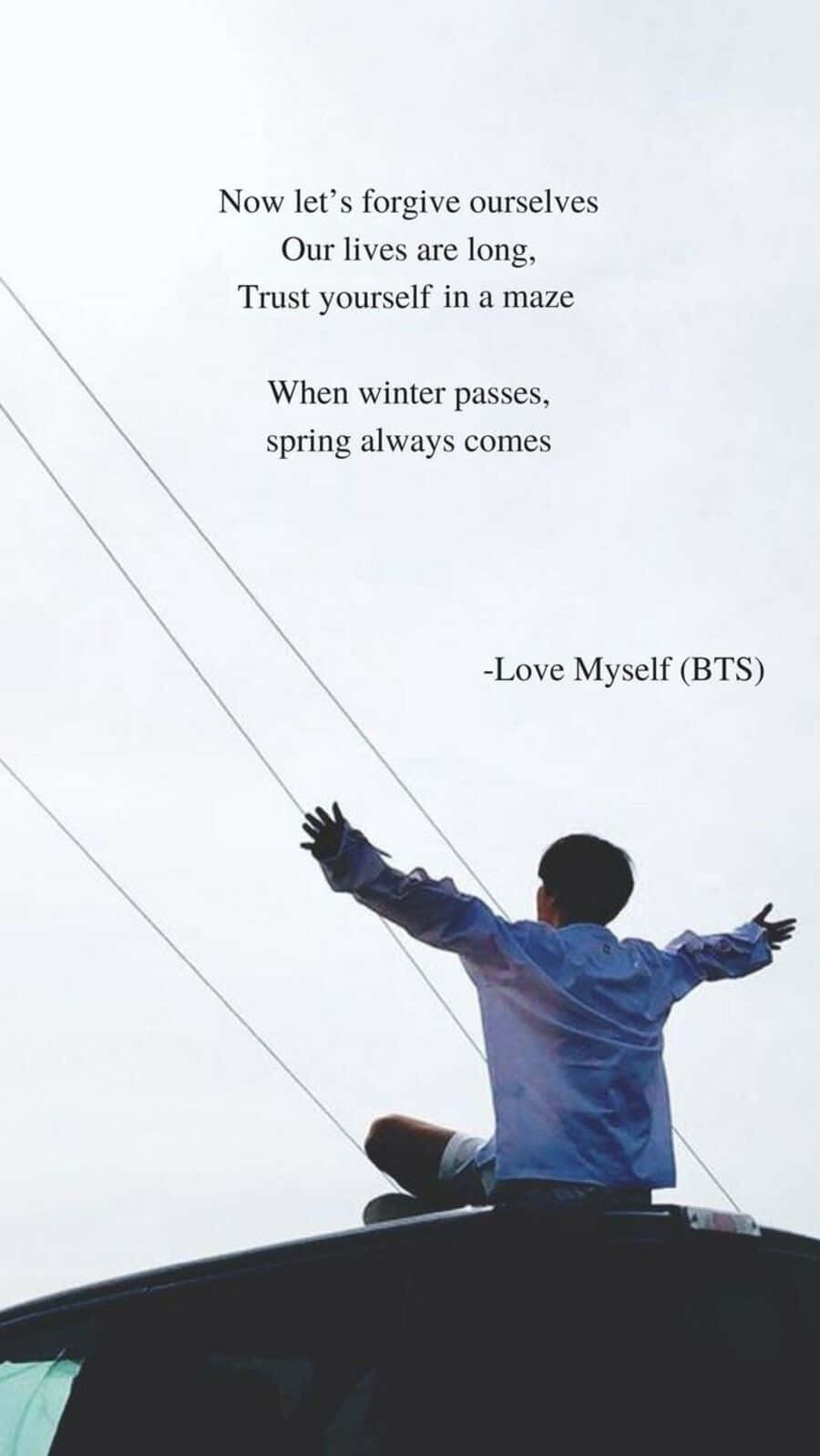 BTS Love Yourself, car, pale sky, HD Phone Wallpaper