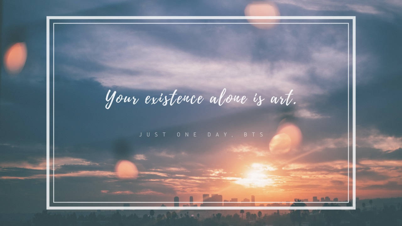 BTS, Just One Day, lyrics, HD Desktop Wallpaper