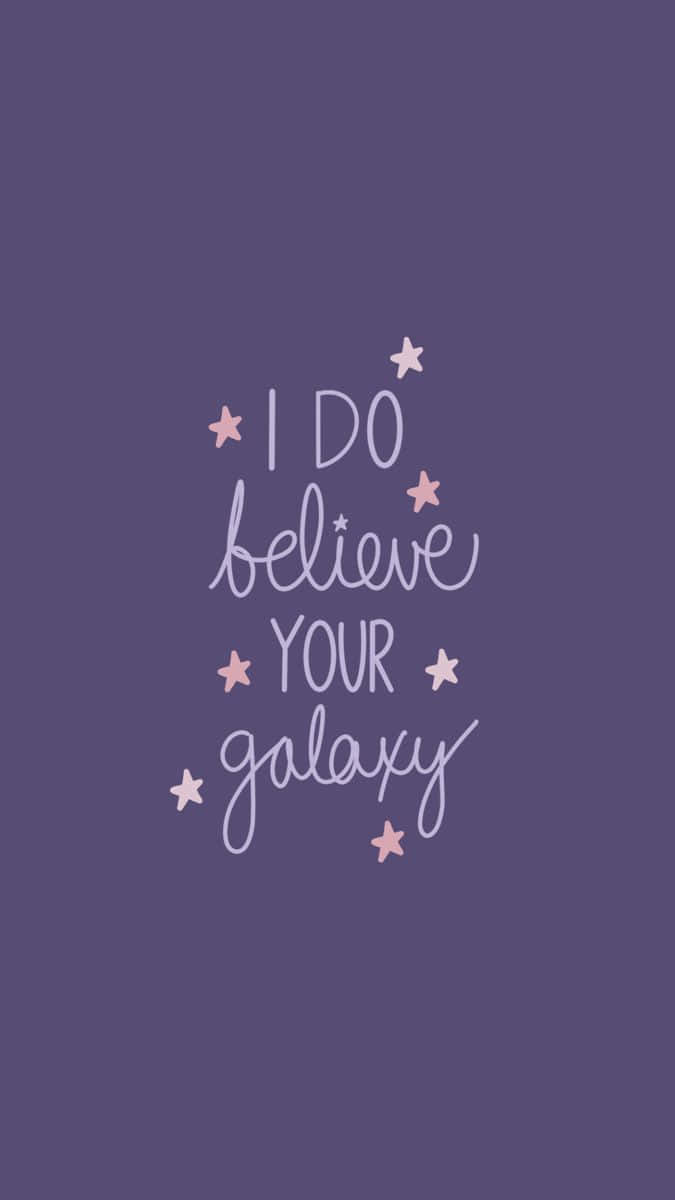 BTS Lyrics, Purple background, White cursive text, SD Phone Wallpaper