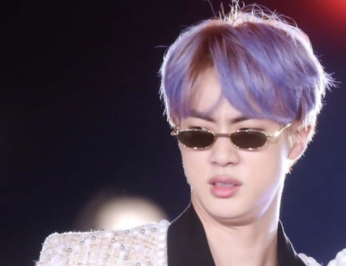BTS Meme, purple hair, sunglasses, SD Desktop Wallpaper