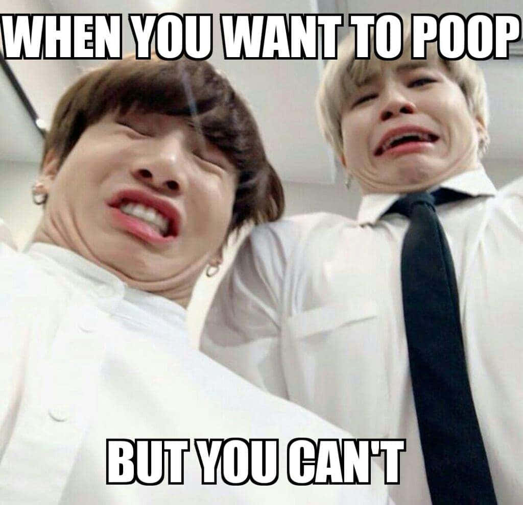 BTS, white shirts, grimace, SD Desktop Wallpaper