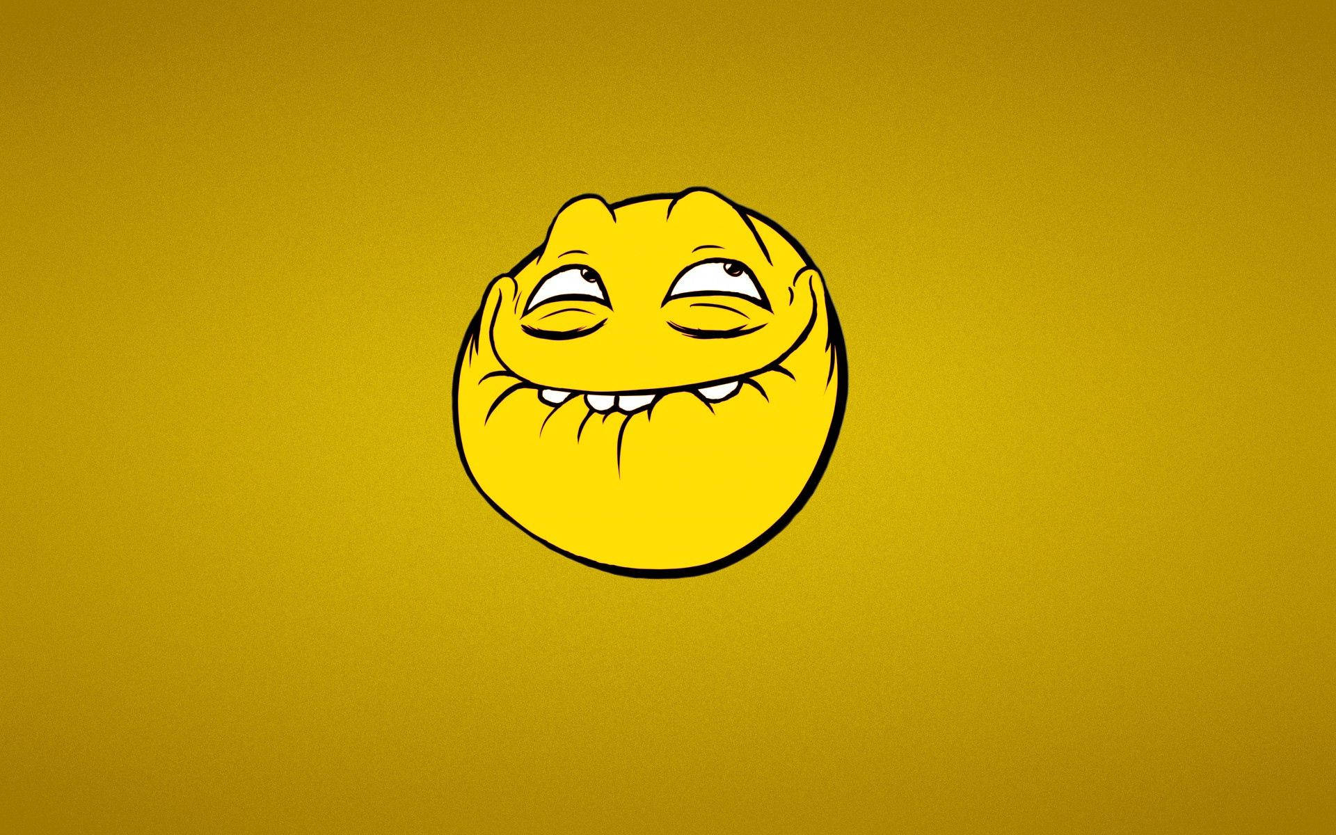 meme yellow pffftttchh face, mustard-yellow background, cartoonish yellow face, Full HD Desktop Wallpaper