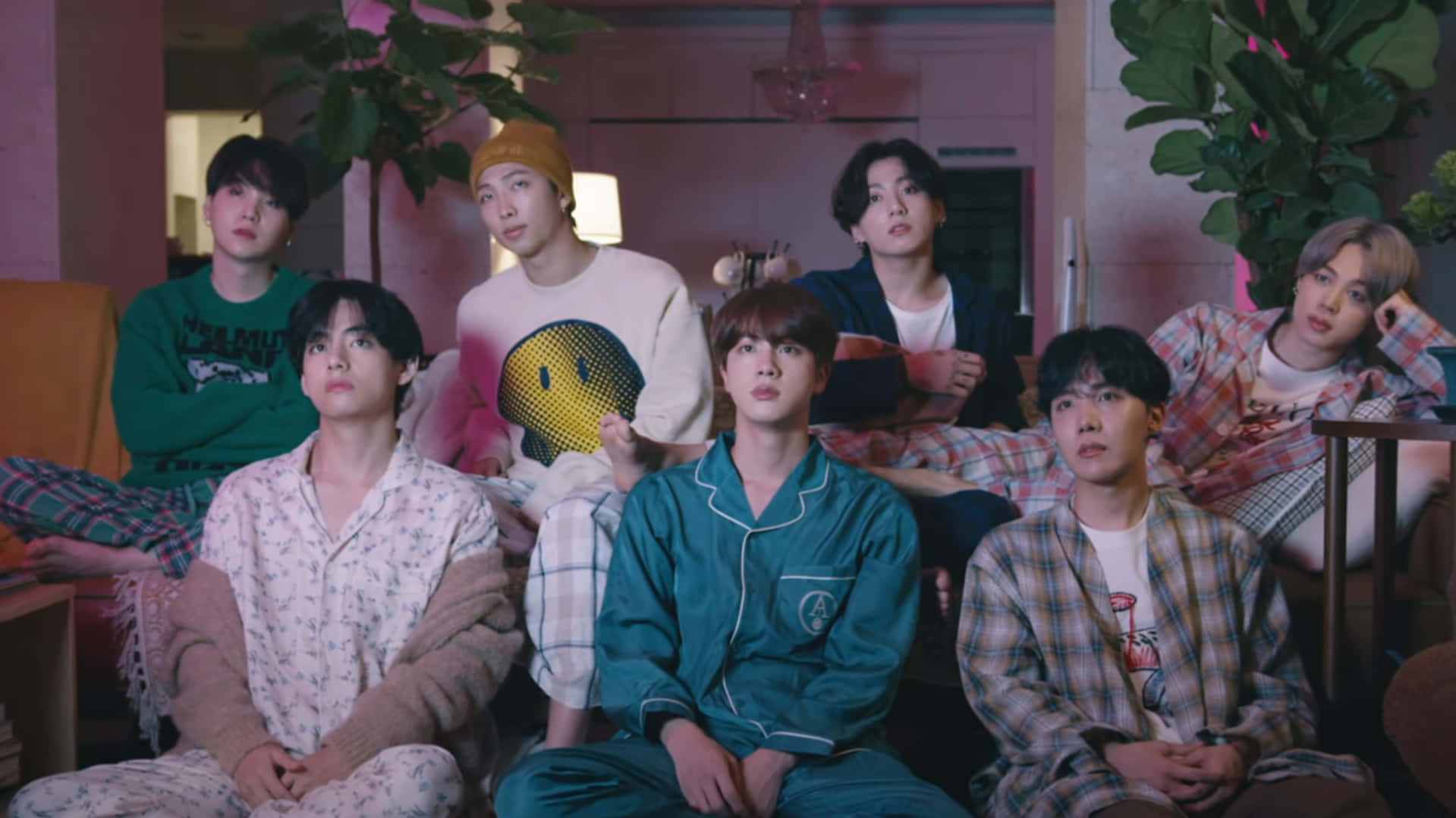 BTS, MV, pajamas, HD Desktop Wallpaper