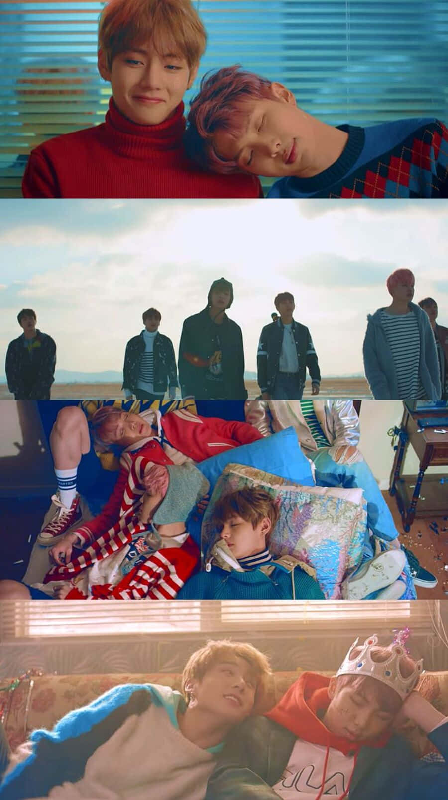 BTS, MV, red turtleneck, HD Phone Wallpaper