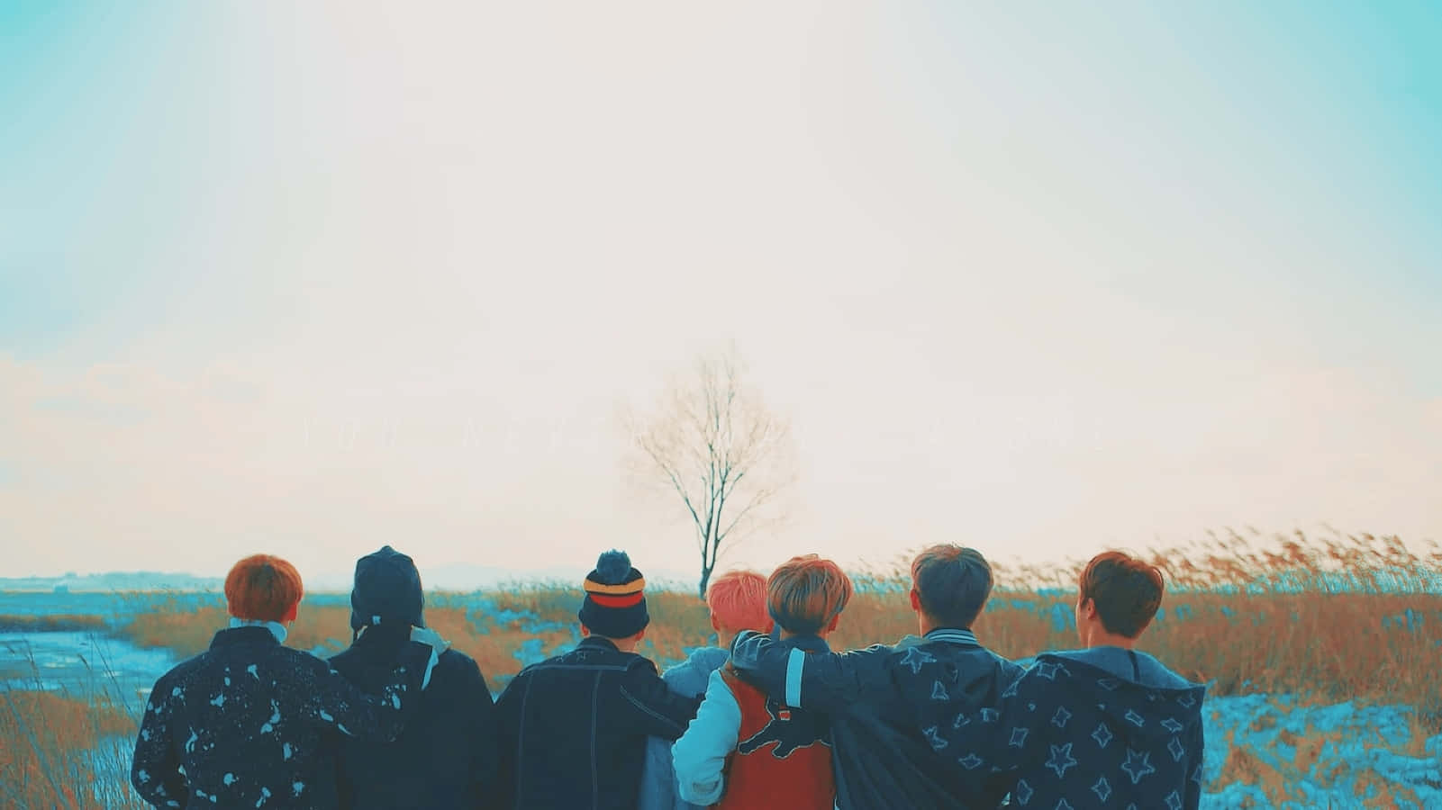 BTS, music video, frosty field, HD Desktop Wallpaper