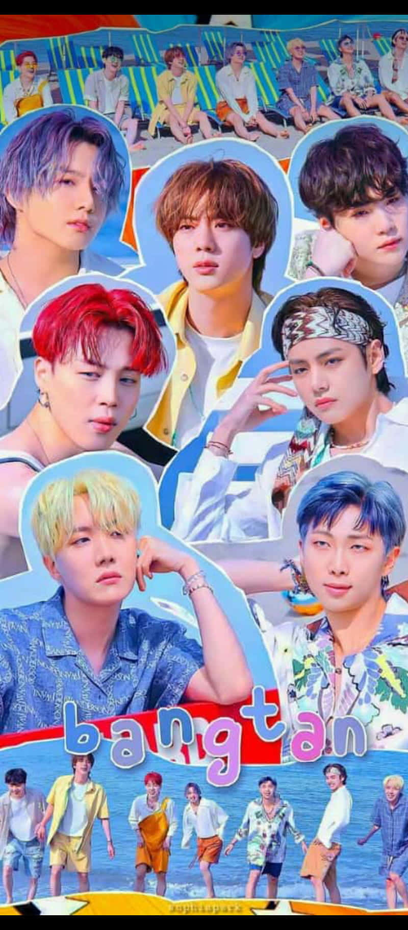 BTS, Permission to Dance, beach, HD Phone Wallpaper