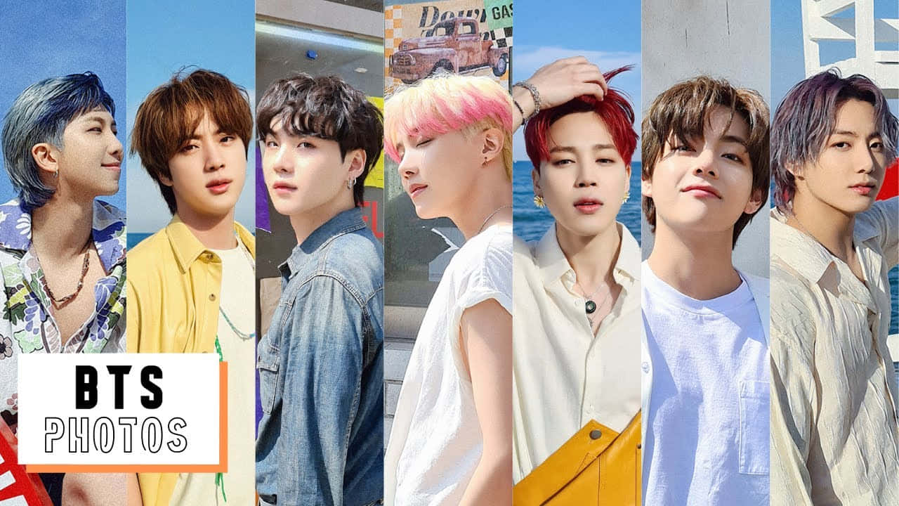 BTS, Permission To Dance, colorful hair, HD Desktop Wallpaper