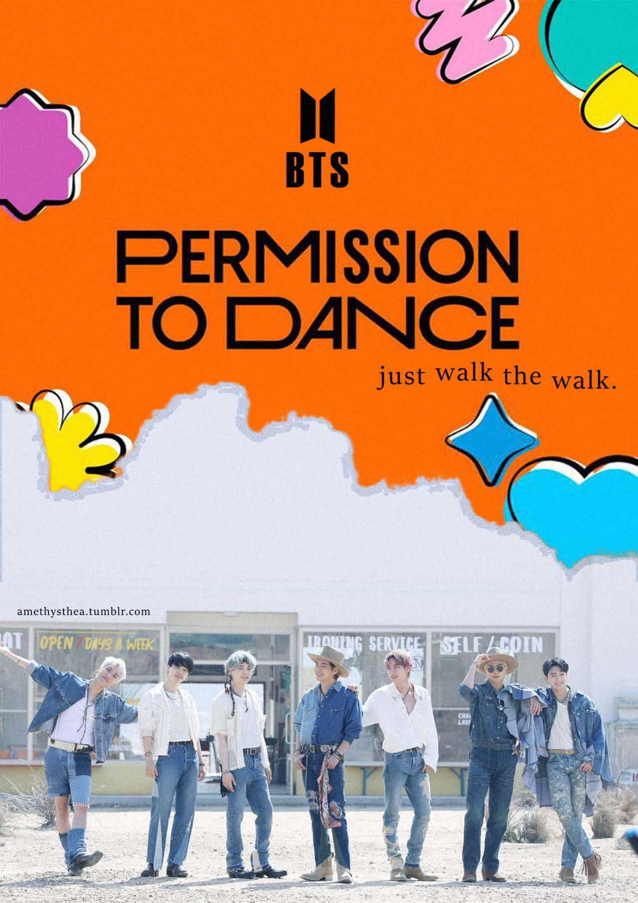 BTS, Permission To Dance, denim outfits, HD Phone Wallpaper