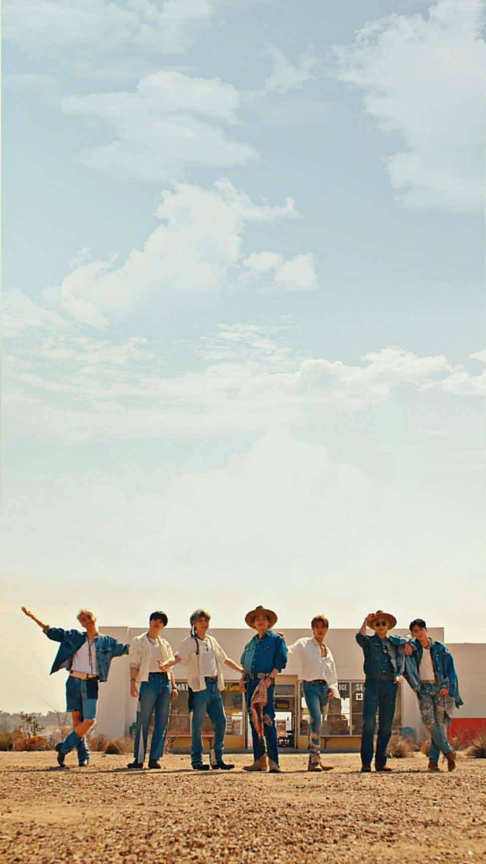 BTS, Permission To Dance, cowboy hats, HD Phone Wallpaper