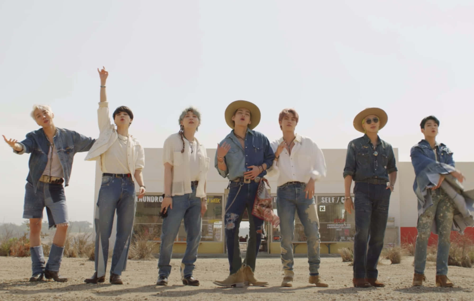BTS, Permission to Dance, denim, Full HD Desktop Wallpaper