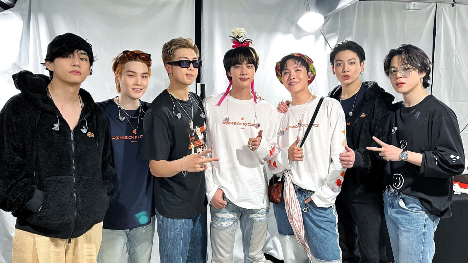 BTS, Permission To Dance, studio, HD Desktop Wallpaper