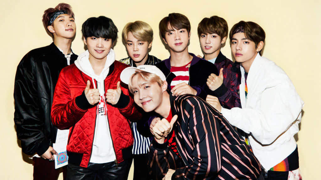 BTS, streetwear, beige background, SD Desktop Wallpaper