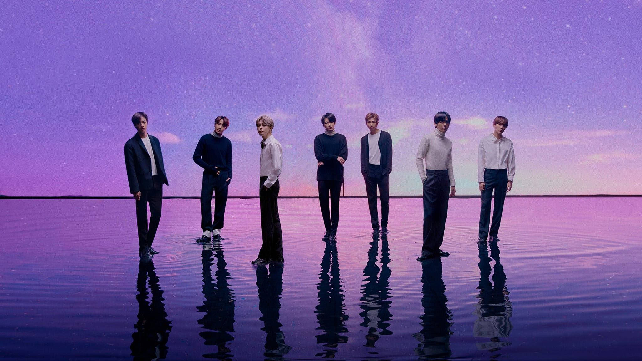 BTS, Purple Aesthetic, starry purple sky, Full HD Desktop Wallpaper