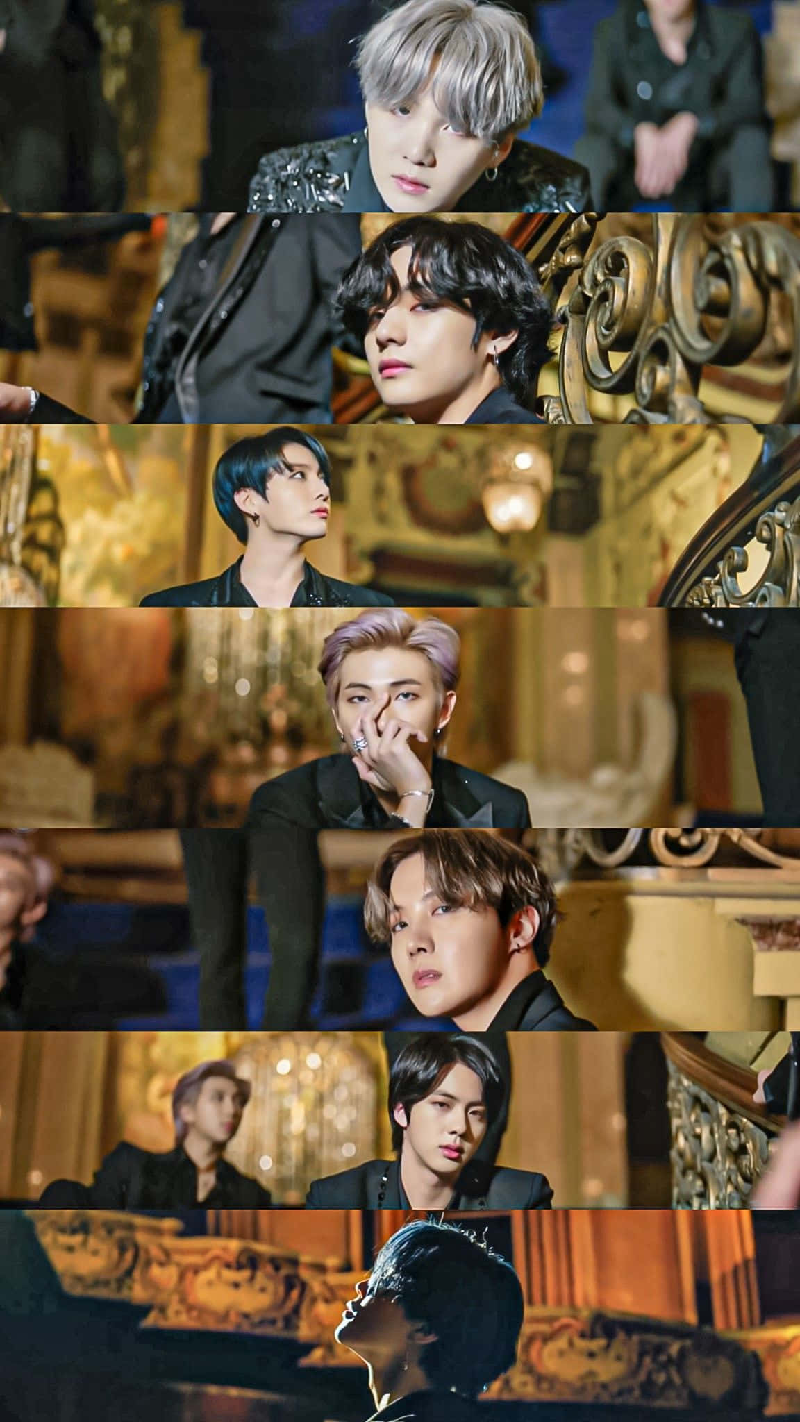 BTS, K-pop idols, colorful hair, Full HD Phone Wallpaper