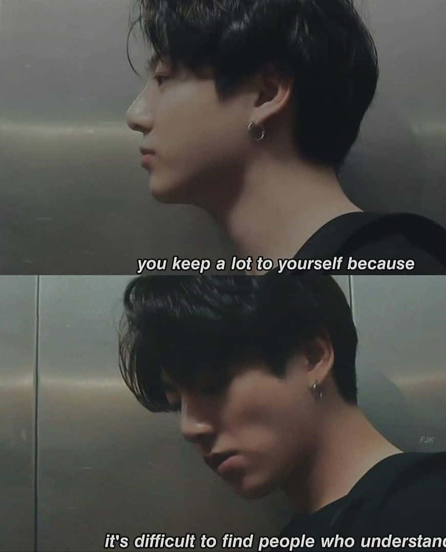 BTS, elevator, dark hair, SD Phone Wallpaper