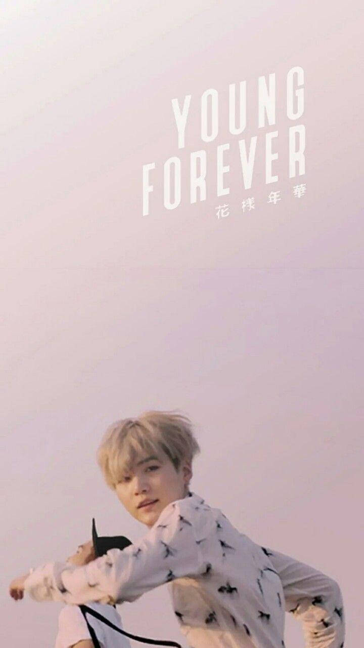 Suga BTS, pastel aesthetic, bird-patterned shirt, HD Phone Wallpaper