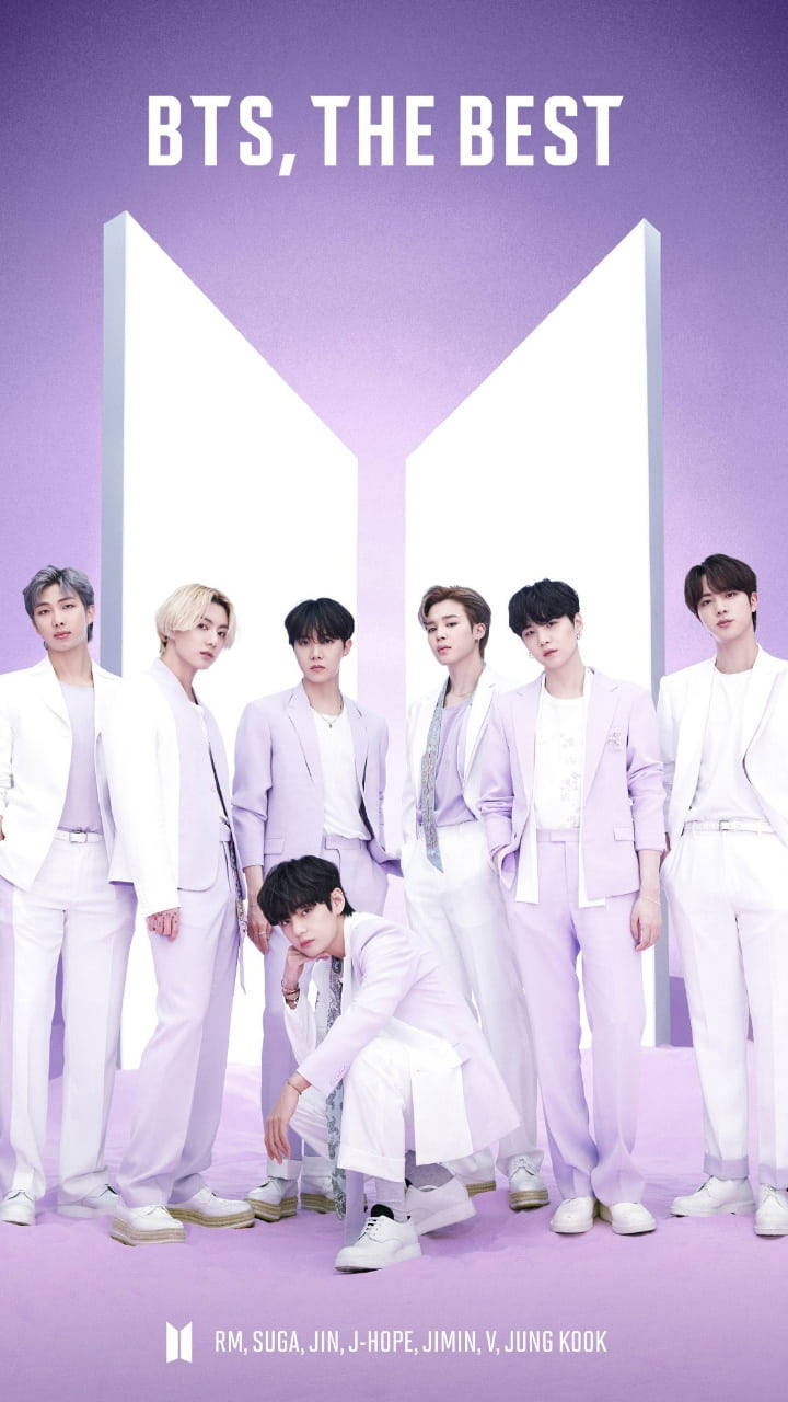 BTS, purple suit aesthetic, white and lavender suits, HD Phone Wallpaper