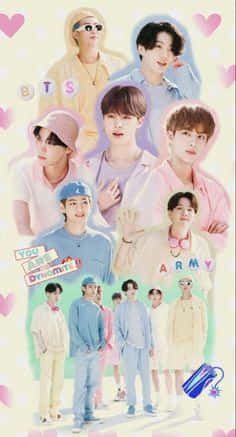 BTS, iPhone, pastel outfits, SD Phone Wallpaper