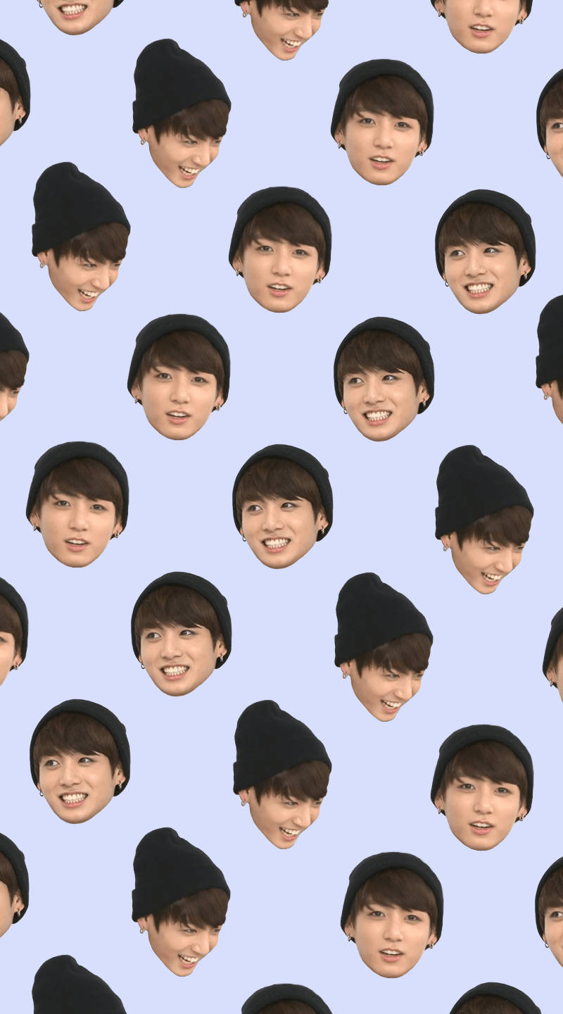 BTS, black beanie, smiling face, HD Phone Wallpaper