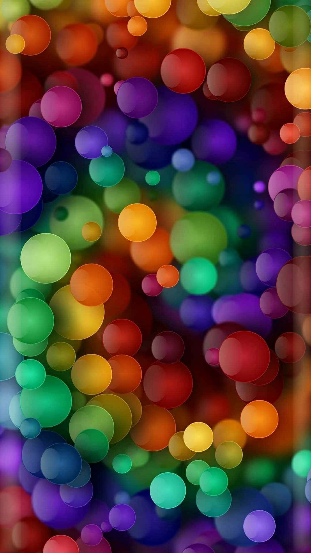 Bubbles Phone, 1080 x 1920, vibrant colorful circles, Full HD Phone Wallpaper